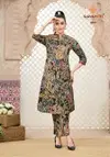 Prapti Vol 3 by Suryajyoti Cotton Long Princess Wholesale Cut Co Ord Set In India